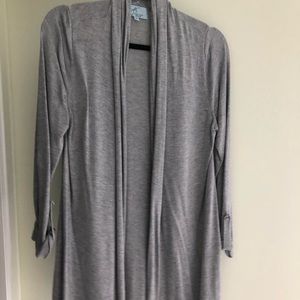 NWOT Gray Slim Cardigan